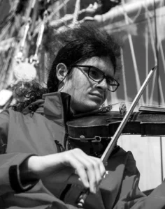 Skrzypek zespołu Tymczasem